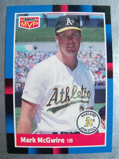 mark mcgwire donruss 1988